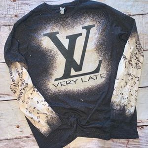 SOLd OUT.  Very Late Graphic Bella Long Sleeve